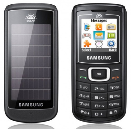 solar powered phone. Solar Powered Mobile Phone