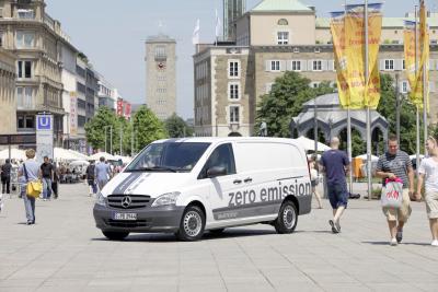 electric-powered van