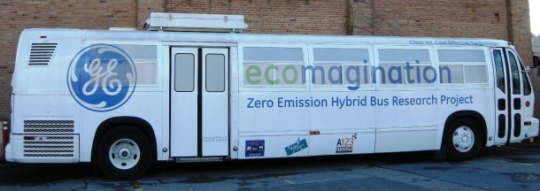 Electric Bus Tandem Battery Made by GE