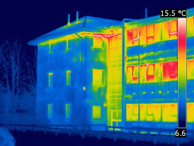 Green Buildings Signs of the Minimum Heat Loss