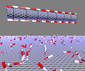 Curved carbon for nanoelectronics