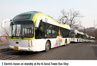 Electric Buses a New Attraction in Seoul City