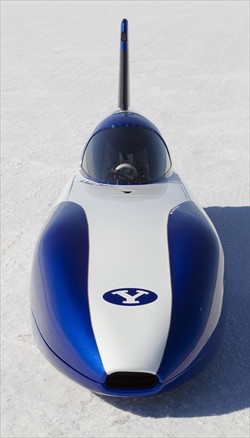 The streamliner Electric Blue