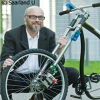 The wireless bicycle brake
