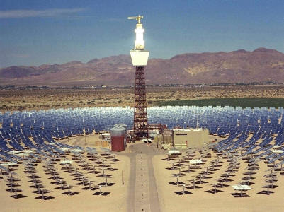 Solar thermal plants -energy storage - solar panels