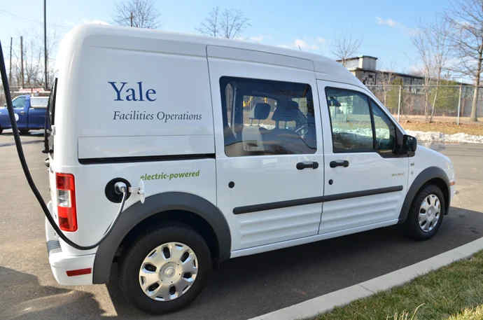 electric van - ford transit connect