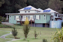 Environmentally friendly houses use 80 per cent less energy