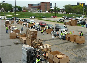 e-waste recycling event