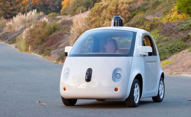 Google self-driving electric cars